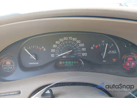 2002 Buick Century Custom z USA, uszkodzony, nr VIN 2G4WS52J721219712